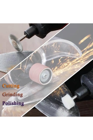 276 Rotary Takım Aksesuarları Kiti Kolay Kesme, Oyma Ve Parlatma İçin Evrensel Fitmen