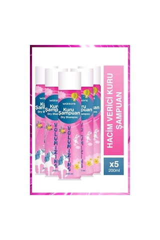 Watsons Hacim Verici Kuru Şampuan 5 x 200 ML