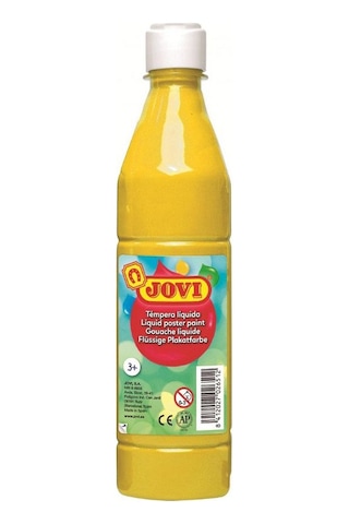 Jovi Sarı Guaj Boya 500Ml Hazır Sulandırılmış Sarı