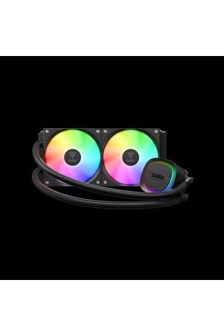 Gamdıas Aura Gl240 V2, 240mm, Rgb, 2 Fanlı, Cpu Sıvı Soğutma