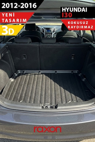 Hyundai İ30 Hb 2012-2016 İnce Stepne Bagaj Havuzu 3d Özel Kalıp Kaymaz