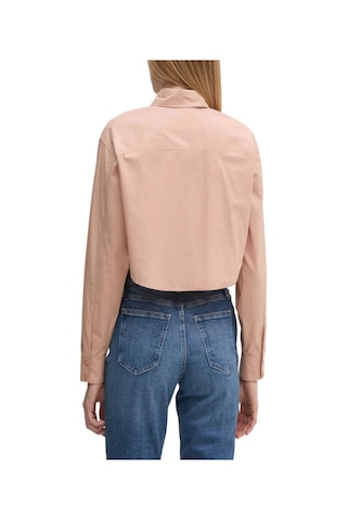 Calvin Klein Woven Label Cropped Shırt Çok Renkli