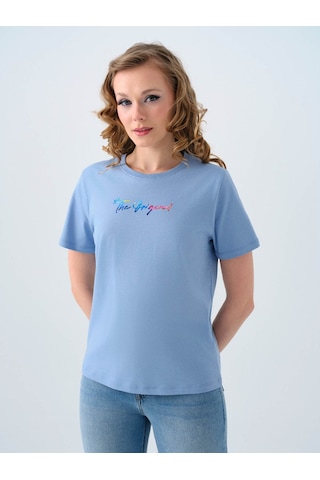 Loft Açık Mavi Kadın T-shirt Lf2039154 Açik Mavi