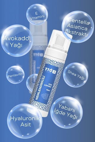 Tto-x Nemlendiricili Duş Köpüğü Men 200ml Kokusuz
