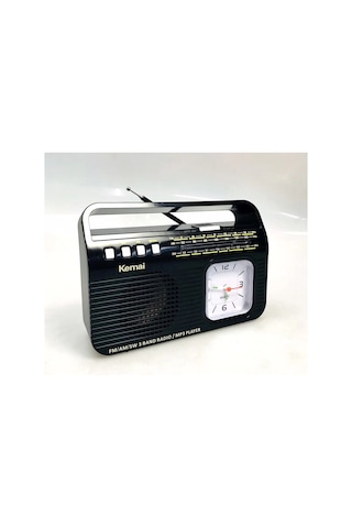 Kemai Md-502Bt Analog Saatli Fm Radyo Bluetooth Hoparlör Usb Tf
