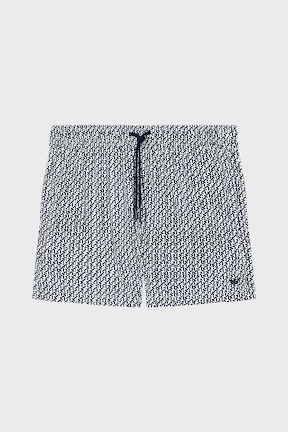 Emporio Armani Erkek Deniz Şortu Em000583 Af20439 F0026 Lacivert Beyaz
