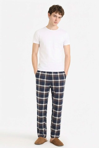 Defacto Regular Fit Uzun Boy Flanel Alt G8209ax26spnv131 Lacivert-nv131