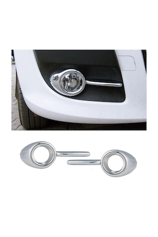 Fiat Doblo 2010-2014 Arası Abs Plastik Krom Kaplama Sis Çerçevesi