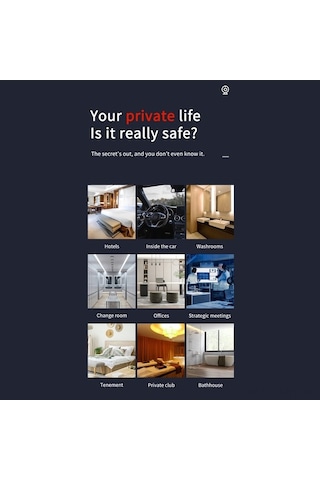 Ebitda Kablosuz Sinyal Dedektörü: Kamera, Gps, Dinleme Cihazları İçin Tam Frekans Tarama, Uzun Pil, Taşınabilir