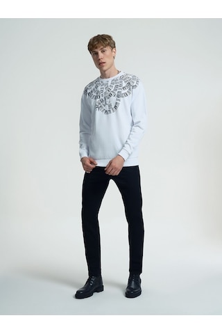 LOFT Oversize Fit Erkek Sweatshirt Lf2034957 Q1.v1 Beyaz