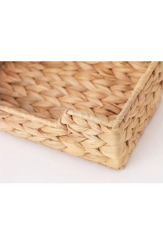 Sumuhome Cıssan Dekoratif Hasır Peçetelik Su Sümbülü 22x13 Hasır