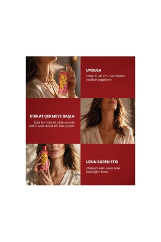 Lumière Red Rouge Saç & Vücut Spreyi 200 Ml