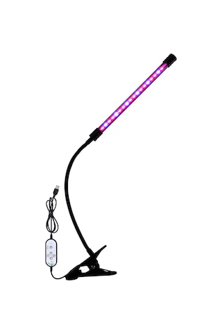 Reedark Usb Bitki Büyütme Lambası: Mavi-kırmızı Işık, Ayarlanabilir Boyun, 5 Parlaklık Seviyesi, 4/8/12h Zamanlayıcı, İç Mekan Bitkileri İçin Tam Spektrum Led Aydınlatma Diğer