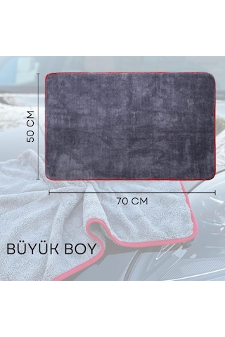 Romofy Mikrofiber Oto Kurulama Bezi - Süper Emici Araç Kurulama Havlusu - Araba Temizlik Yıkama Ve Kurulama Havlusu -