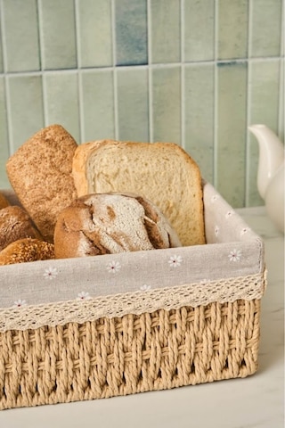 Karaca Olive Ekmek Sepeti 26 Cm Bej