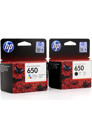 Hp 650 Cz101A / Cz102A Set Kartuş Paket