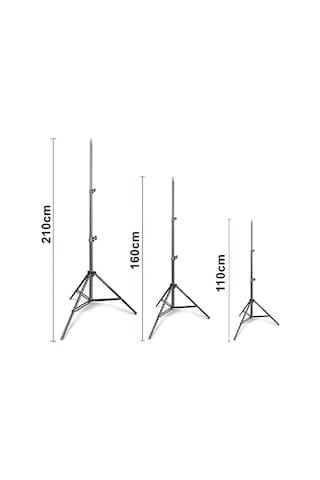 10 İnch Ring Light 5500k Youtuber Led Işıklı 2.1 Metre Tripod Sel