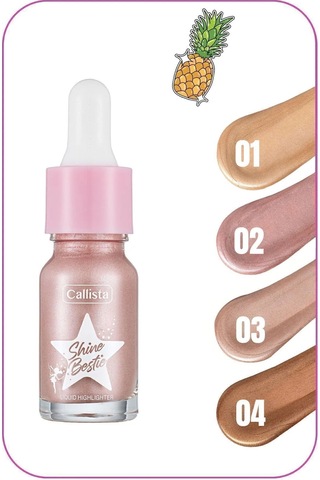 Callista Shine Bestie Highlighter Işıltılı Likit Aydınlatıcı - 02 Mystic Pixie