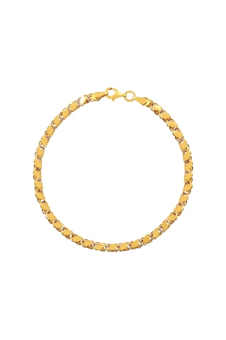 Pullu Bileklik 3 Mm 14 Ayar Altın Altın