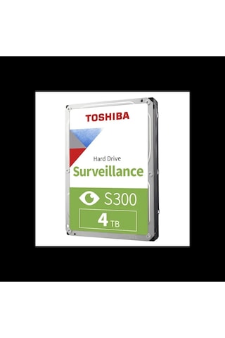 Toshıba S300, Hdwt840uzsva, 3.5", 4tb, 256mb 5400 Rpm, 7/24 Güvenlik Hdd