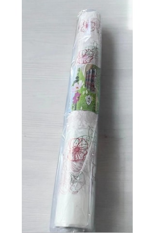 Masa Örtüsü Tek Kullanımlık Sofra 90 Cm X 50 Metre Şeffaf Desenli Naylon Sofra 3 Paket Toplam 150 Me Karışık