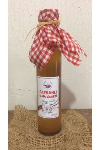 Bizimora Safranlı Elma Sirkesi 250 Ml