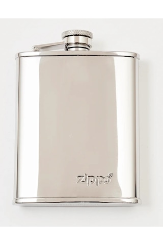 Zippo Çelik Matara 177ml 6 Oz - Parlak Krom Gri