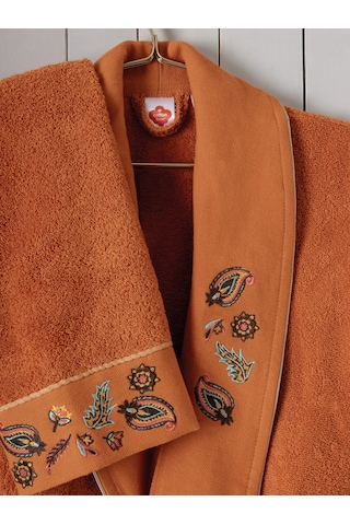 Cotton Box Folk Art Aile Bornoz Seti Dalila Tarçın-antrasit Diğer