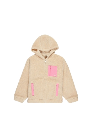 Roxy Roxy Perfect Cloud Kız Çocuk Bej Ceket 6795 Ekru