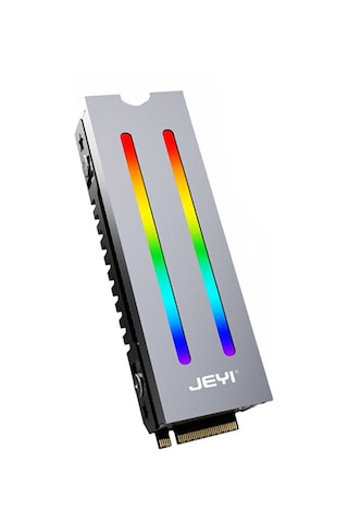 JEYI iCOLD - RGB M.2 NVMe ve M.2 SATA SSD soğutucu Kasa