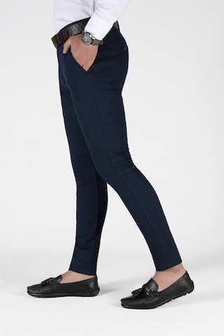 Terapi Men Erkek Lacivert Slim Fit Italyan Kesim Keten Pantolon Lacivert