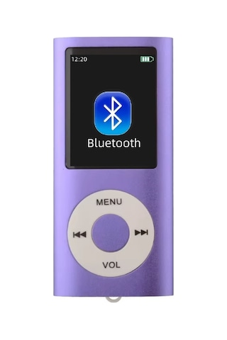 5007mp Metal Mp3 Player Renli Ekranlı Fm Radyolu Bluetoth Lu Hafıza Kartı Girişli Müzik Çalar