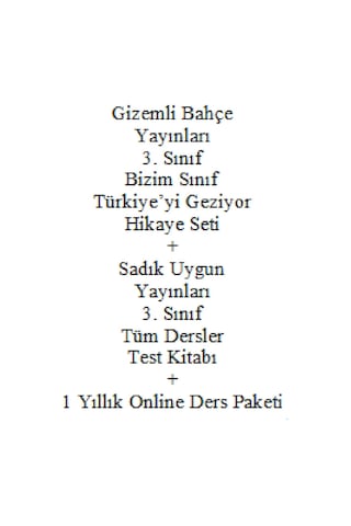 3. Sınıf Hikaye Kitabı Seti Bizim Sınıf Türkiye'yi Geziyor Yeni + Sadık Uygun Yayınları Tü Test Okul Çağı Çocuk Kitapları 41376218