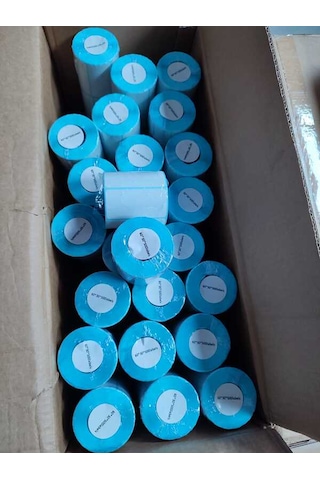 Barkod Etiket Sticker 60x30 Mm Lamine Termal Etiket 1 Rulo 500 Tam Adet 1