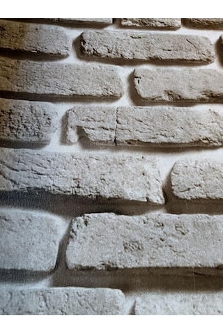 3 Boyutlu Silinebilir Taş Desen Duvar Kağıdı 16 M² Diğer