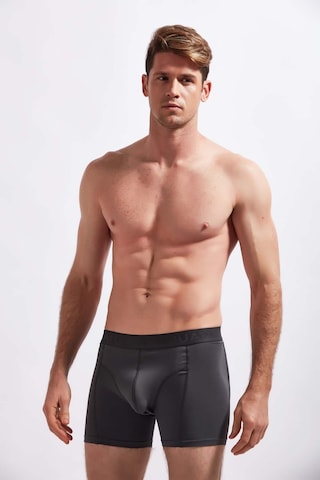 Josejuan 3'Lü Erkek Boxer Koton Likralı Yazılı Lastik 1003