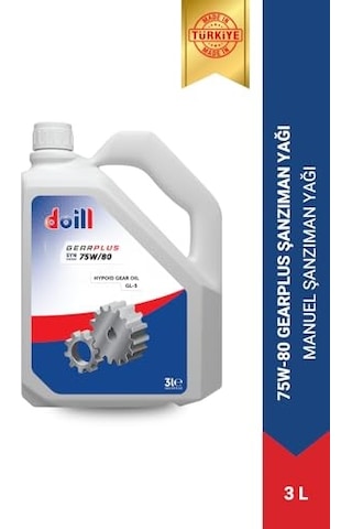 Gearmax 75w-80 3 Litre Tam Sentetik Gl-5 / Gl-4 /gl-4 Plus Manuel Şanzıman Yağı Üretim Yılı: 2026