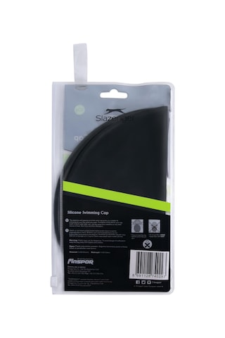 Slazenger Yüzücü Bonesi Silikon Sn00 Black Pvc Zipper Bag Siyah