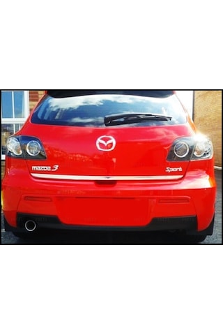 Ebal Otomotiv Mazda 3 HB Krom Bagaj Alt Çıtası 2003-2009 ARASI P.Çelik