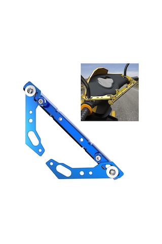 Motosiklet Modifiye Gps Navigasyon Cep Telefonu Braketi Denge Çubuğu Kymco Downtown 300i 350i İçin Sabit Mavi Mavi