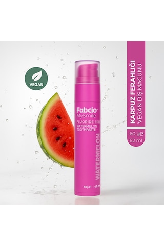 Fabcio Mysmile Florürsüz Diş Macunu Karpuz Ferahlığı Tam Koruma