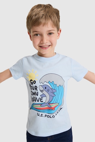 U.s. Polo Assn. Erkek Çocuk Açık Mavi Tişört 50325606-vr003 Acık Mavı