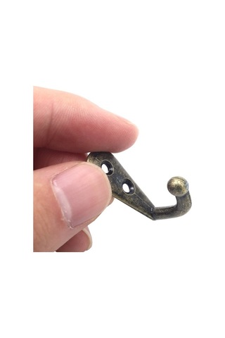 Dancemonkey Cbtx 10 Adet Duvara Monte Retro Çinko Alaşım Havluluk Çanta Şapka Askı 2 Vida Delikli - Siyah Siyah