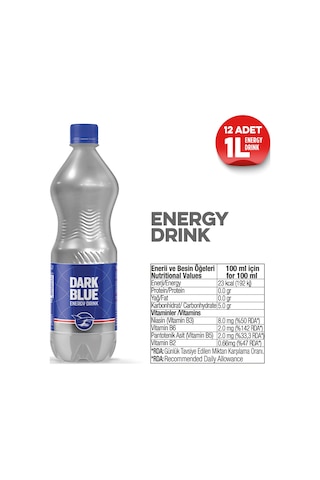 Dark Blue Enerji İçeceği 12 x 1 L