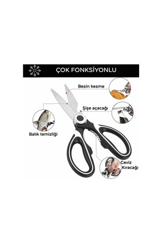 Arvale Çok Fonksiyonlu Paslanmaz Çelik Tavuk Makası Tavuk Balık
