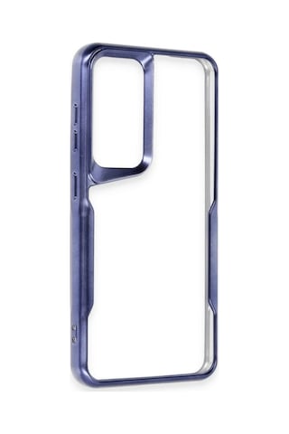 Newface - 766 - Samsung Galaxy Uyumlu A14 4g Kılıf Boyi Silikon Kapak - Csmo-tex - - Lacivert