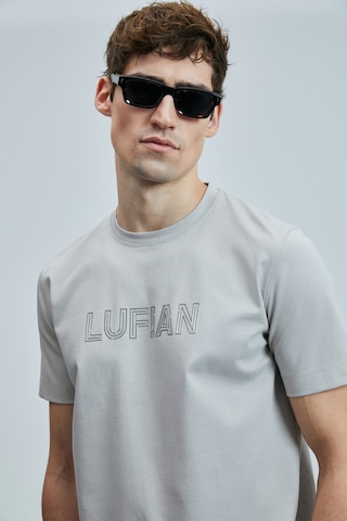 Lufian Thınk Modern Grafik T- Shirt Taş Taş 111020240100190 Taş