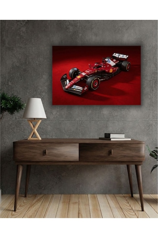 Formula 1 Motors Temalı Dekoratif Cam Tablo -27