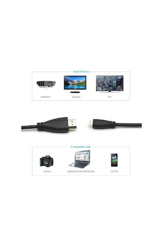 1.5 Metre Hdmi To Micro Hdmi Gold Kablo