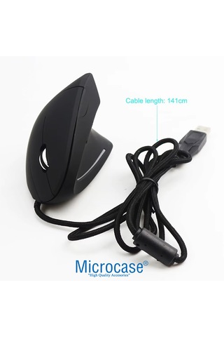 Pilli Dikey Ergonomik Kablolu Mouse 800/1200/1600 Dpı - Al5178